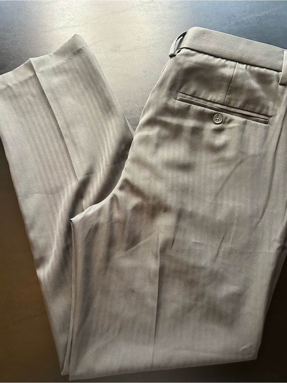 Chaps Men's Dress Pants in Gray